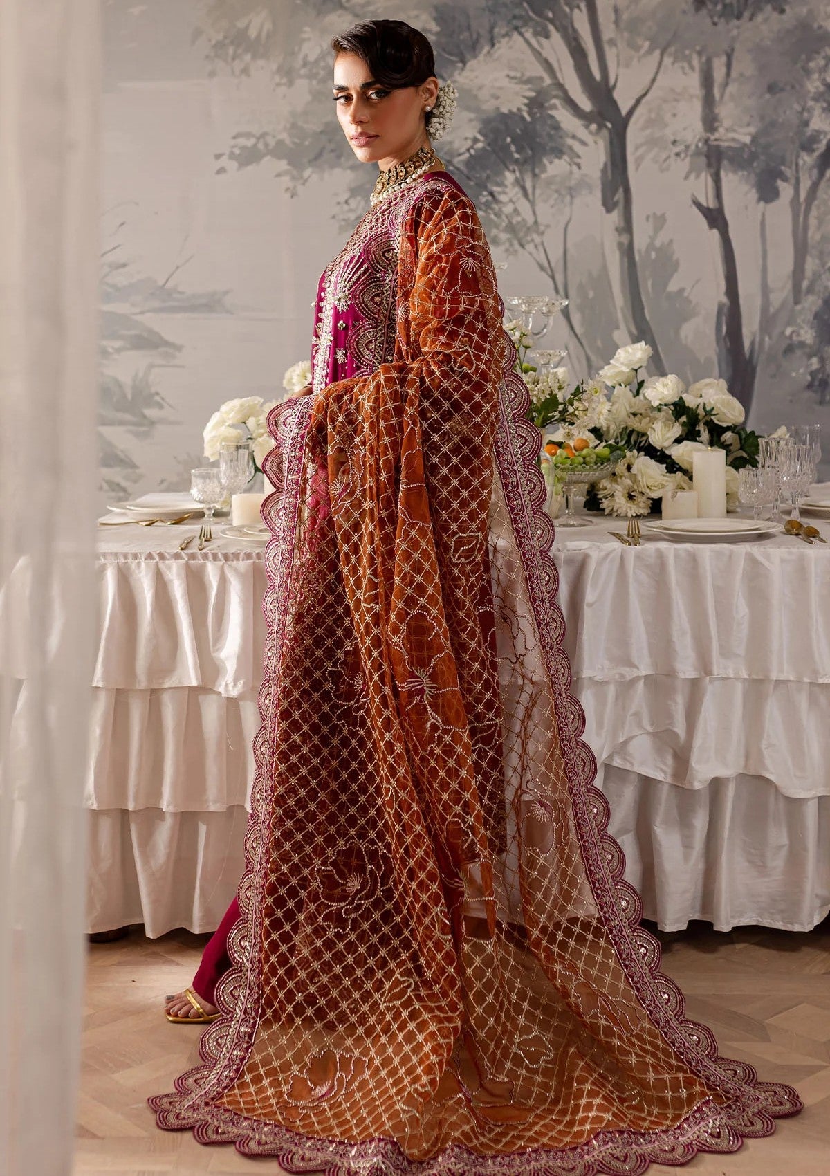 Formal Collection - Nureh - Elanora - Unstitched 24 - NE#54 - Official Nureh - Agha Fabrics UK