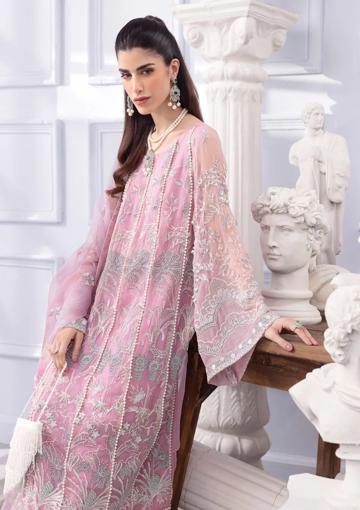 Formal Collection - Nureh - Ellenora - Luxury - Chiffon - NEL#27 - Official Nureh - Agha Fabrics UK