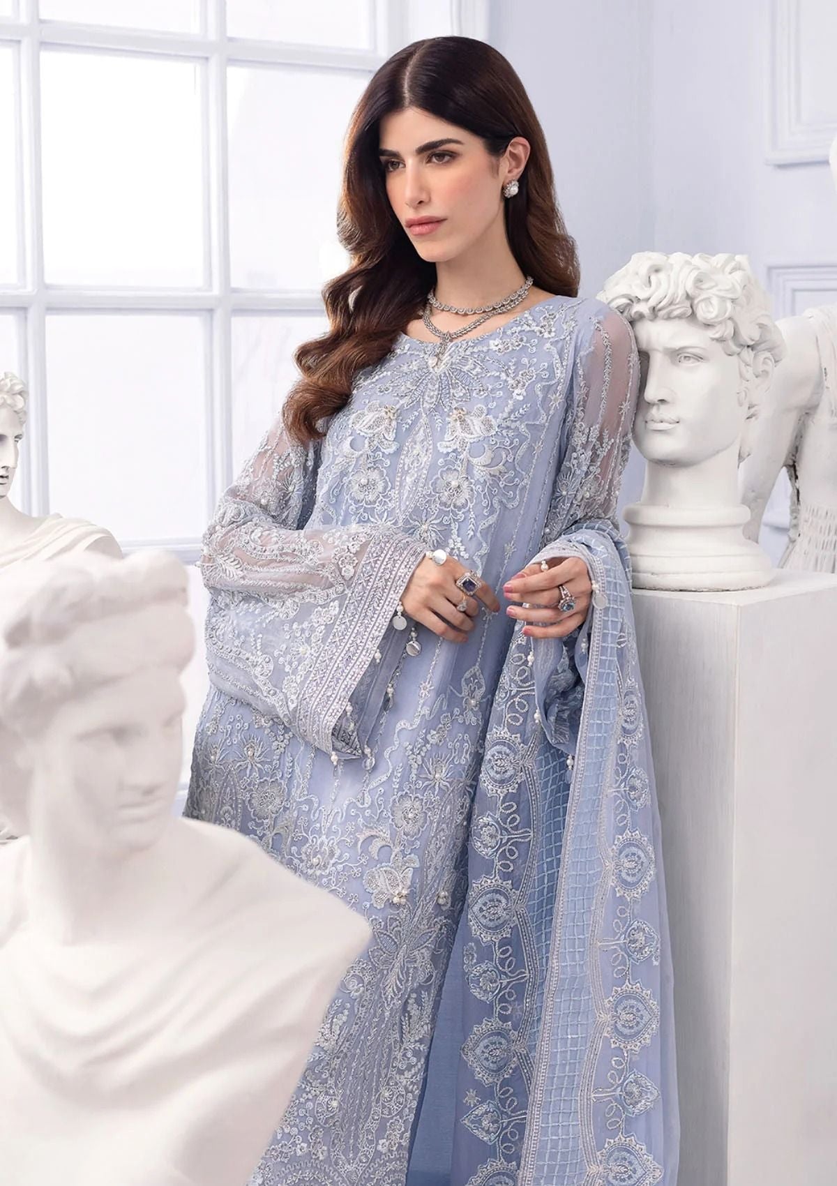 Formal Collection - Nureh - Ellenora - Luxury - Chiffon - NEL#30 - Official Nureh - Agha Fabrics UK
