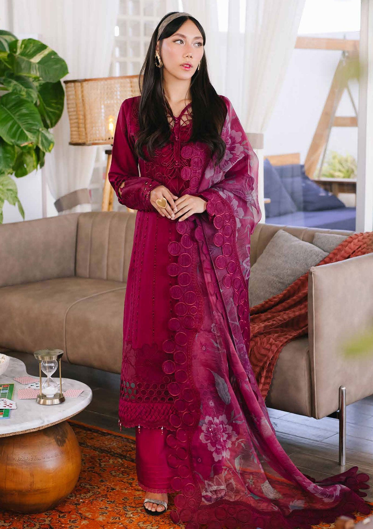 Lawn Collection - Nureh - Eid Escape - NE24#89 - Leena - Official Nureh - Agha Fabrics UK