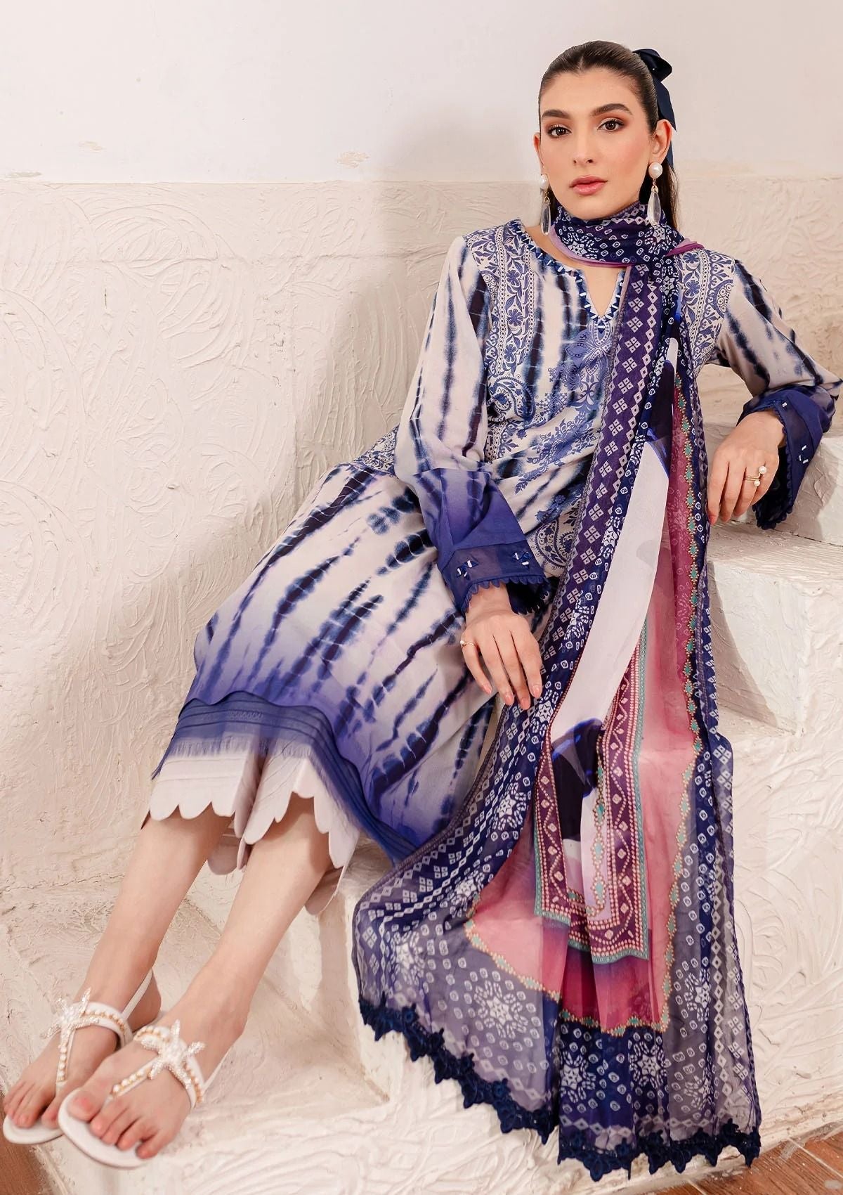 Lawn Collection - Nureh - Signature Prints - SP24#104 - Official Nureh - Agha Fabrics UK