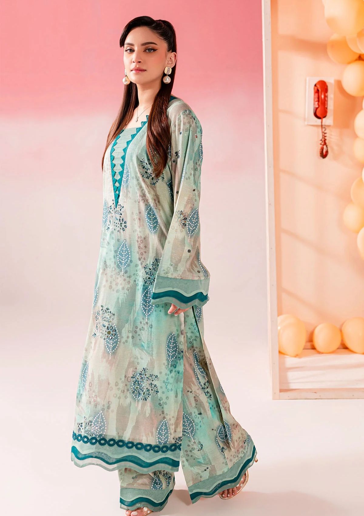 Lawn Collection - Nureh - Ballerina 24 - NU2#138 - Official Nureh - Agha Fabrics UK