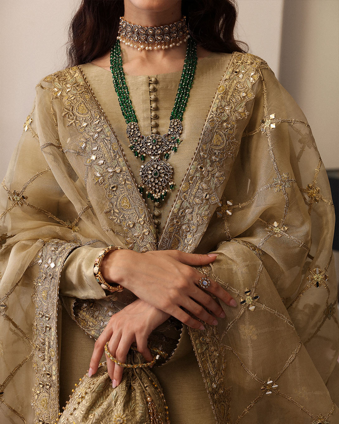 Faiza Saqlain | Mehermah Luxe Formals | Nainsi - Official Faiza Saqlain - Agha Fabrics UK