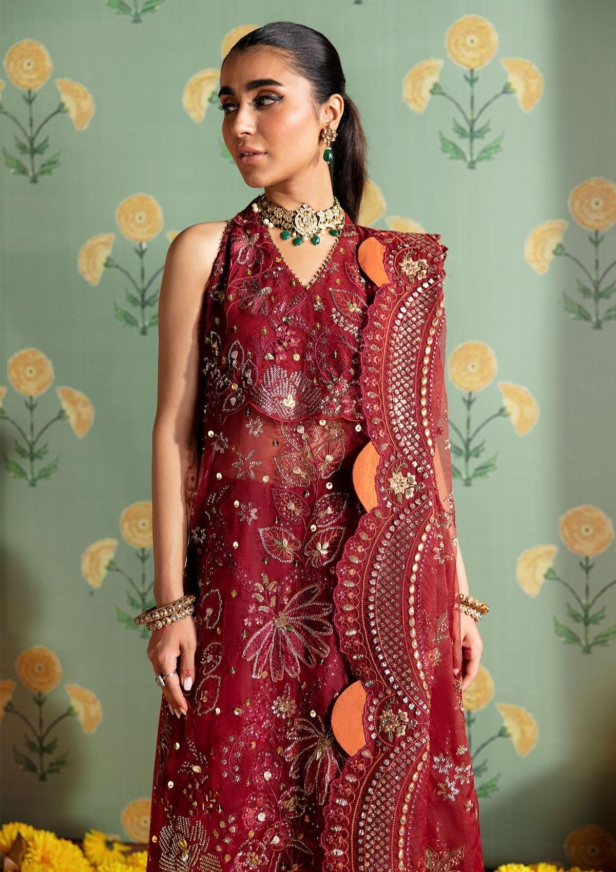 Formal Collection - Nureh - Jhoomro - NL#53 - MAHRO - Official Nureh - Agha Fabrics UK