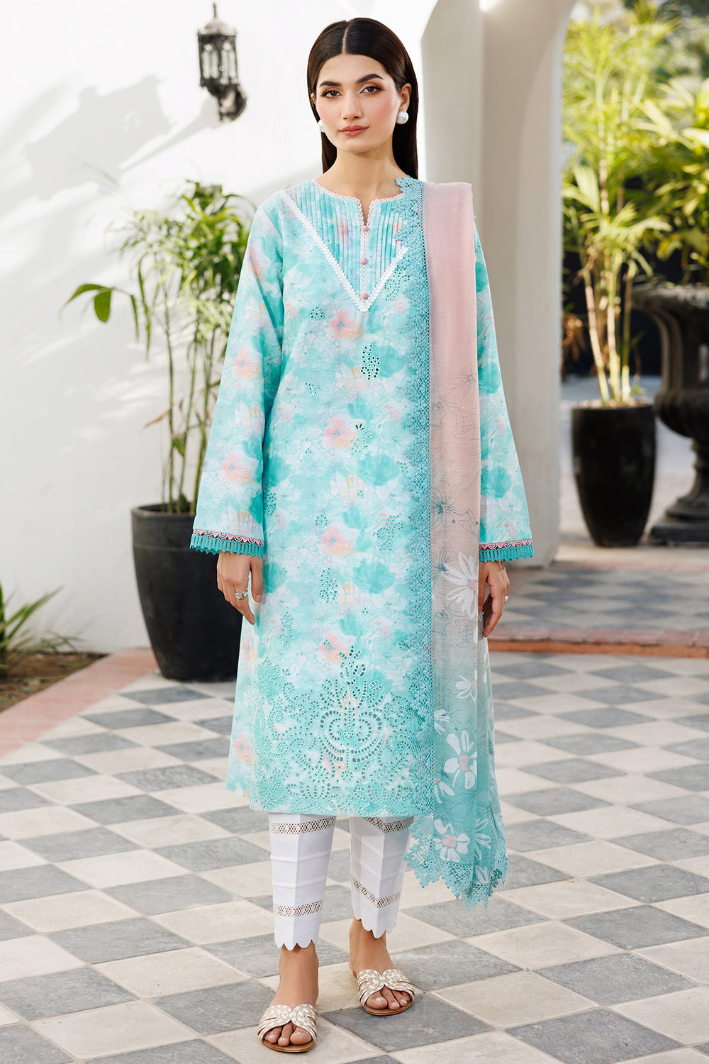 Farasha | Printed Essentials | Blue Dusk