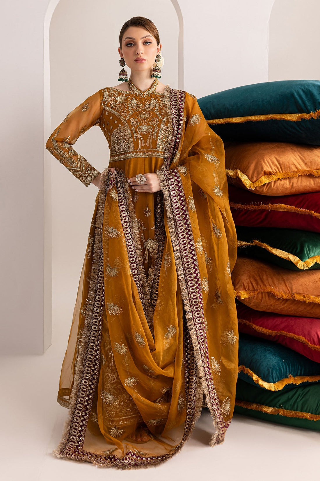 Nureh | Fancy Formals | NP-514 - Official Nureh - Agha Fabrics UK