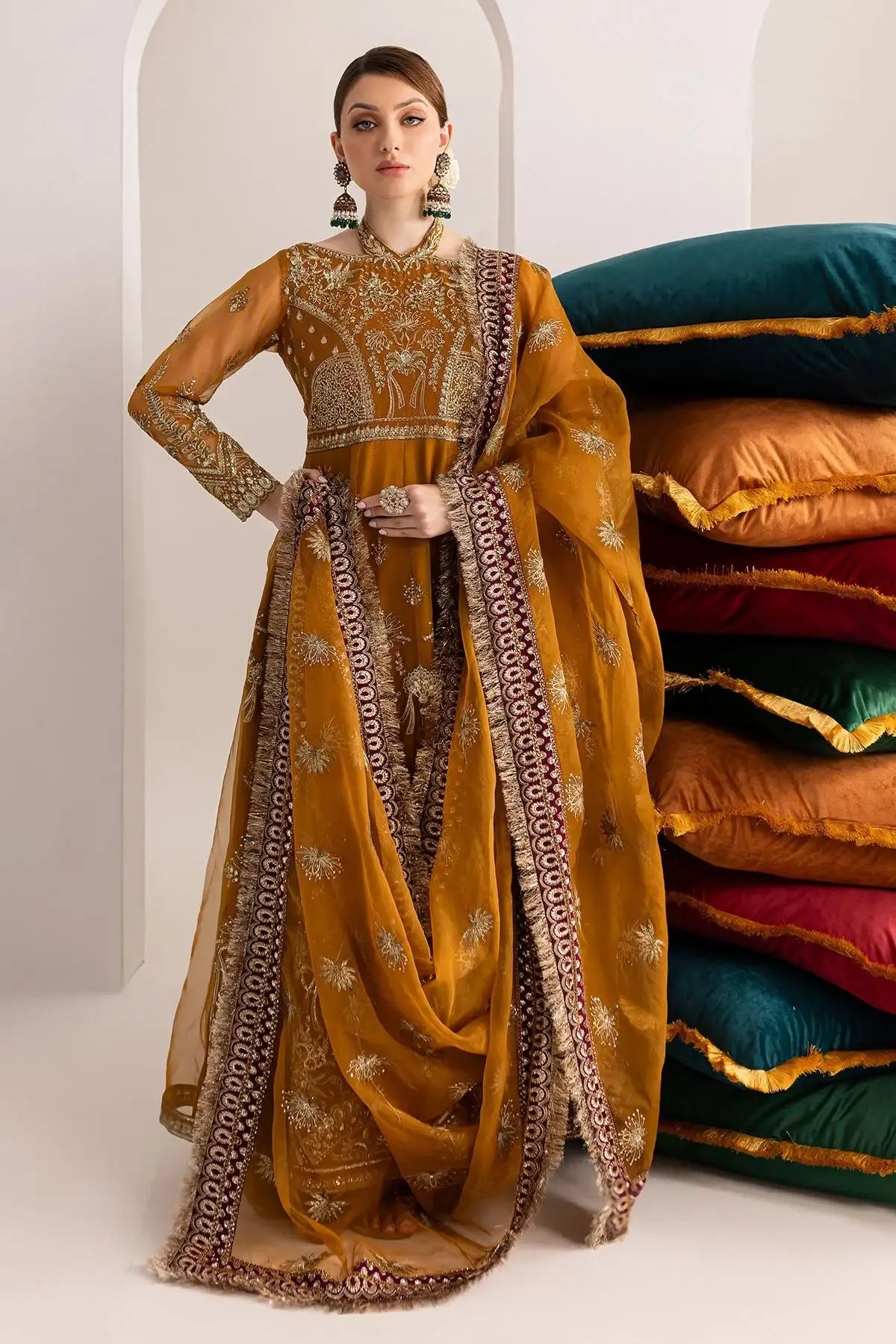 Nureh | Fancy Formals | NP-514 - Official Nureh - Agha Fabrics UK