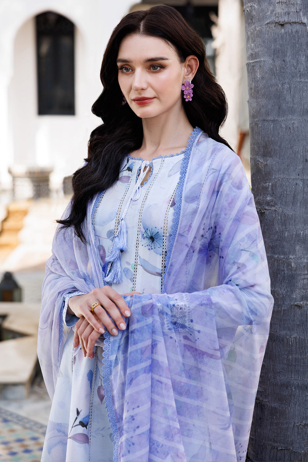 Farasha | Printed Essentials | Sky Breeze