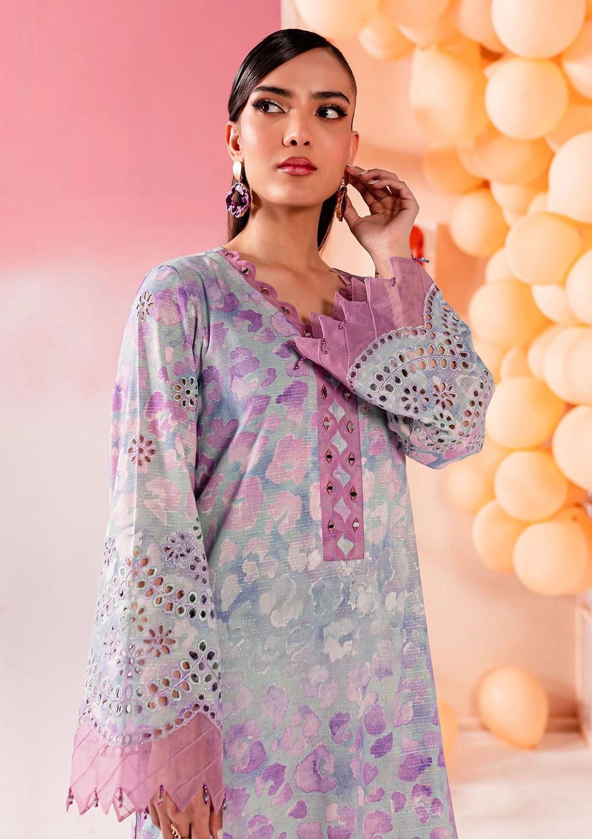 Lawn Collection - Nureh - Ballerina 24 - NU2#140 - Official Nureh - Agha Fabrics UK