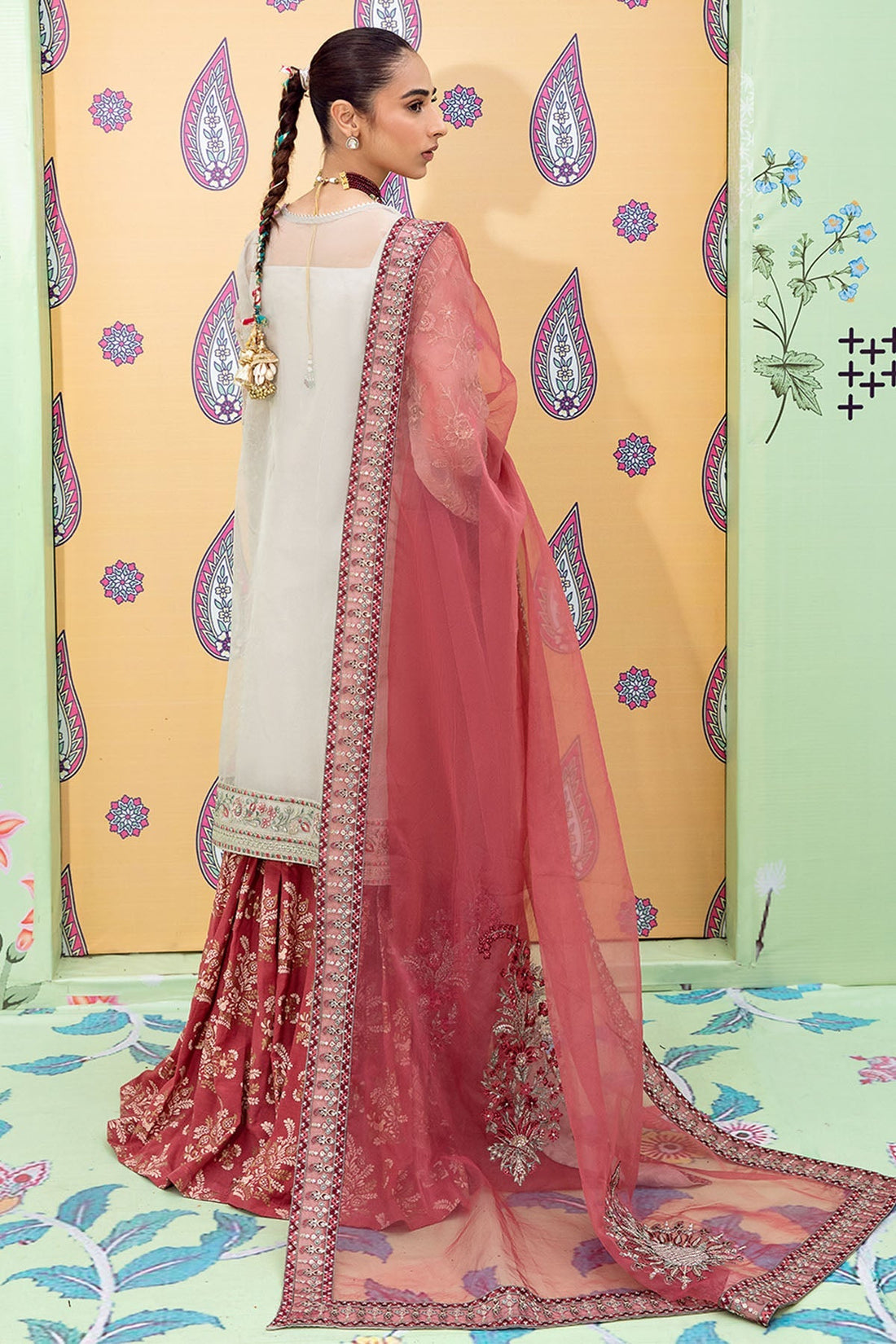 Nureh | Fancy Formals | NP-340 - Official Nureh - Agha Fabrics UK