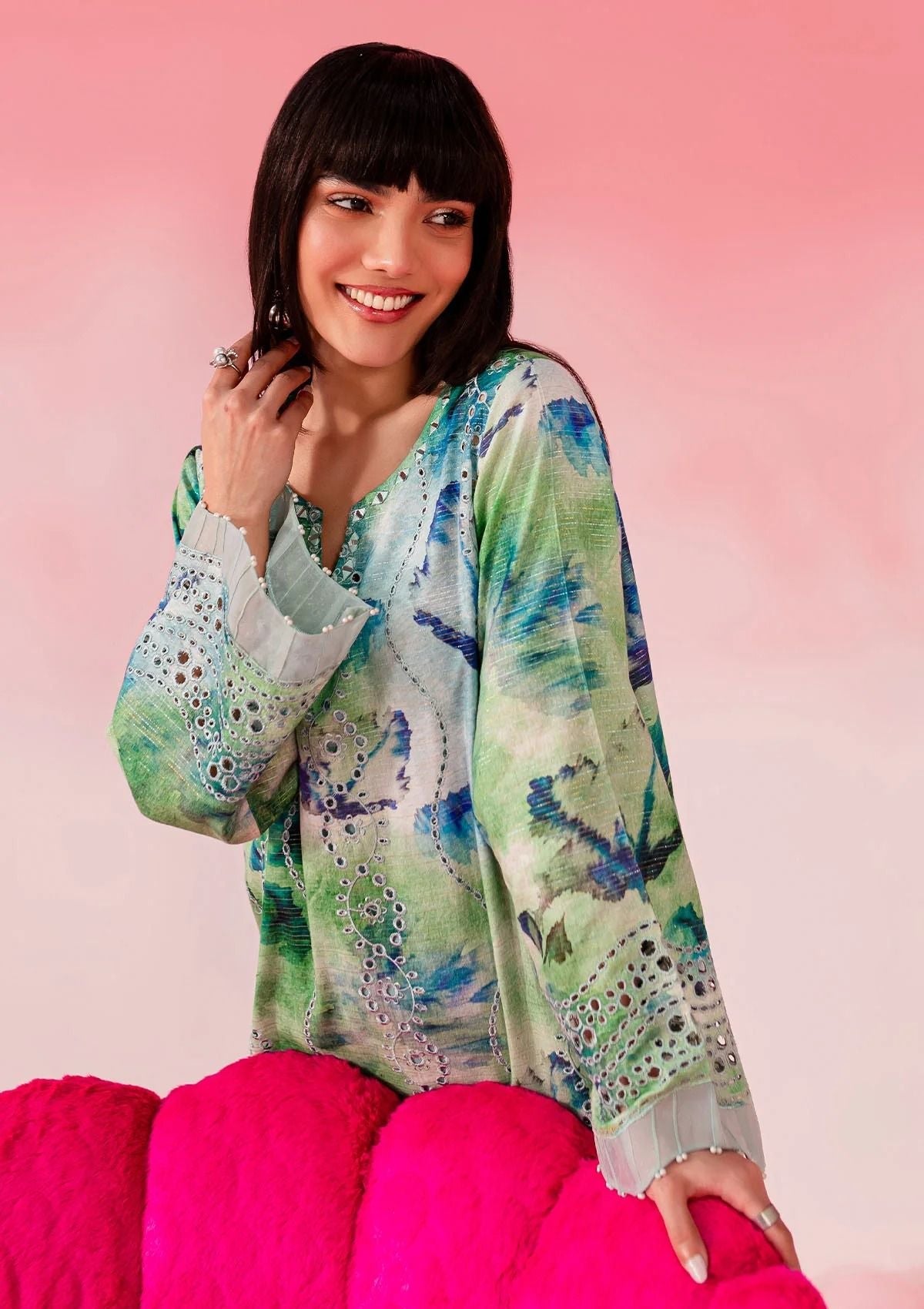 Lawn Collection - Nureh - Ballerina 24 - NU2#142 - Official Nureh - Agha Fabrics UK