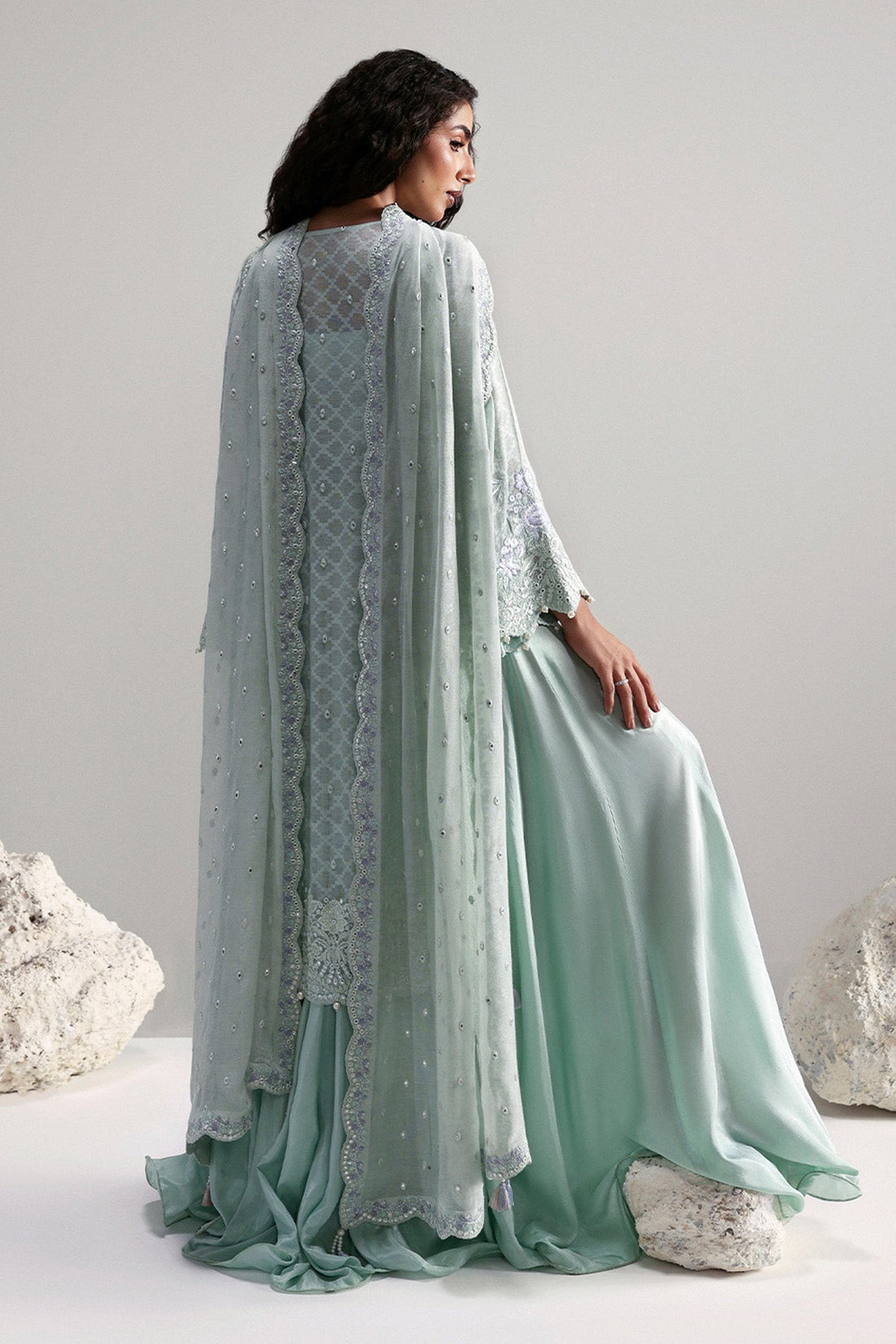 Afrozeh | Slate Ready to Wear | Elysia - Official Afrozeh - Agha Fabrics UK