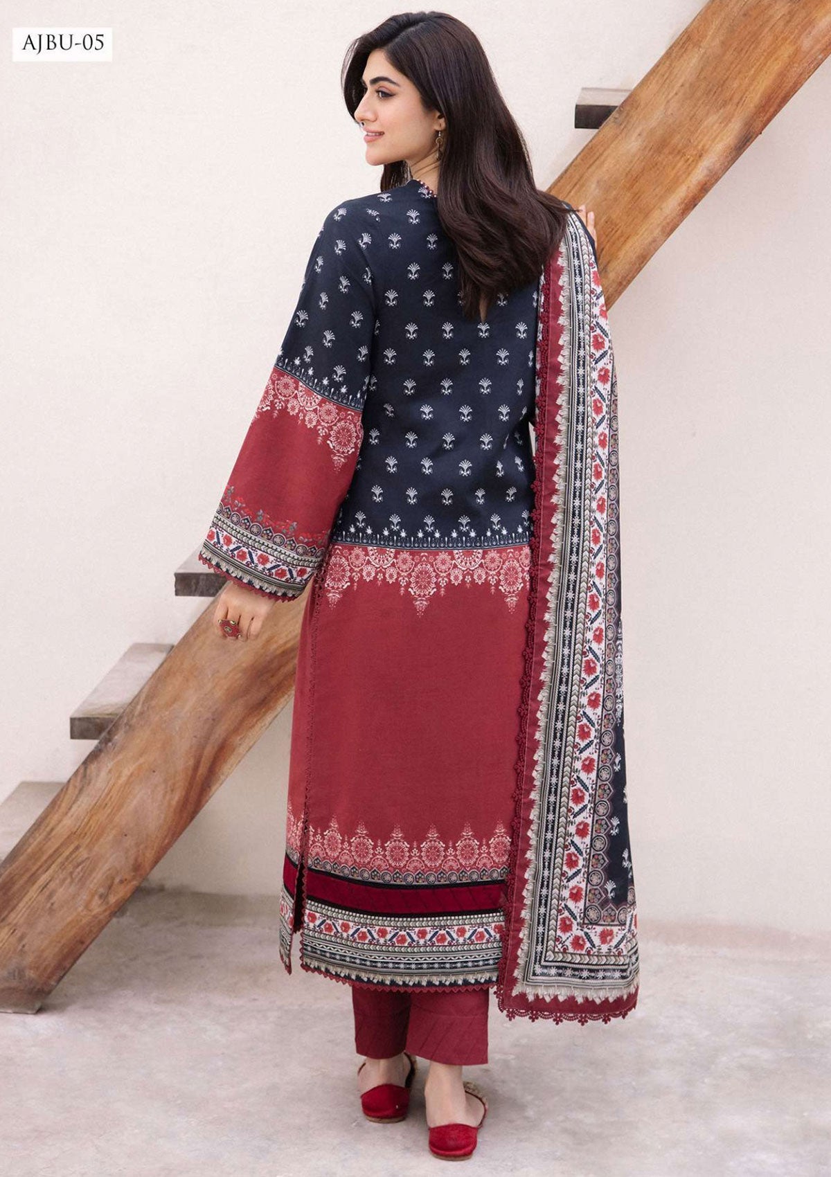 Lawn Collection - Asim Jofa - Prints Vol 2 - JP24#05 - Official Asim Jofa - Agha Fabrics UK