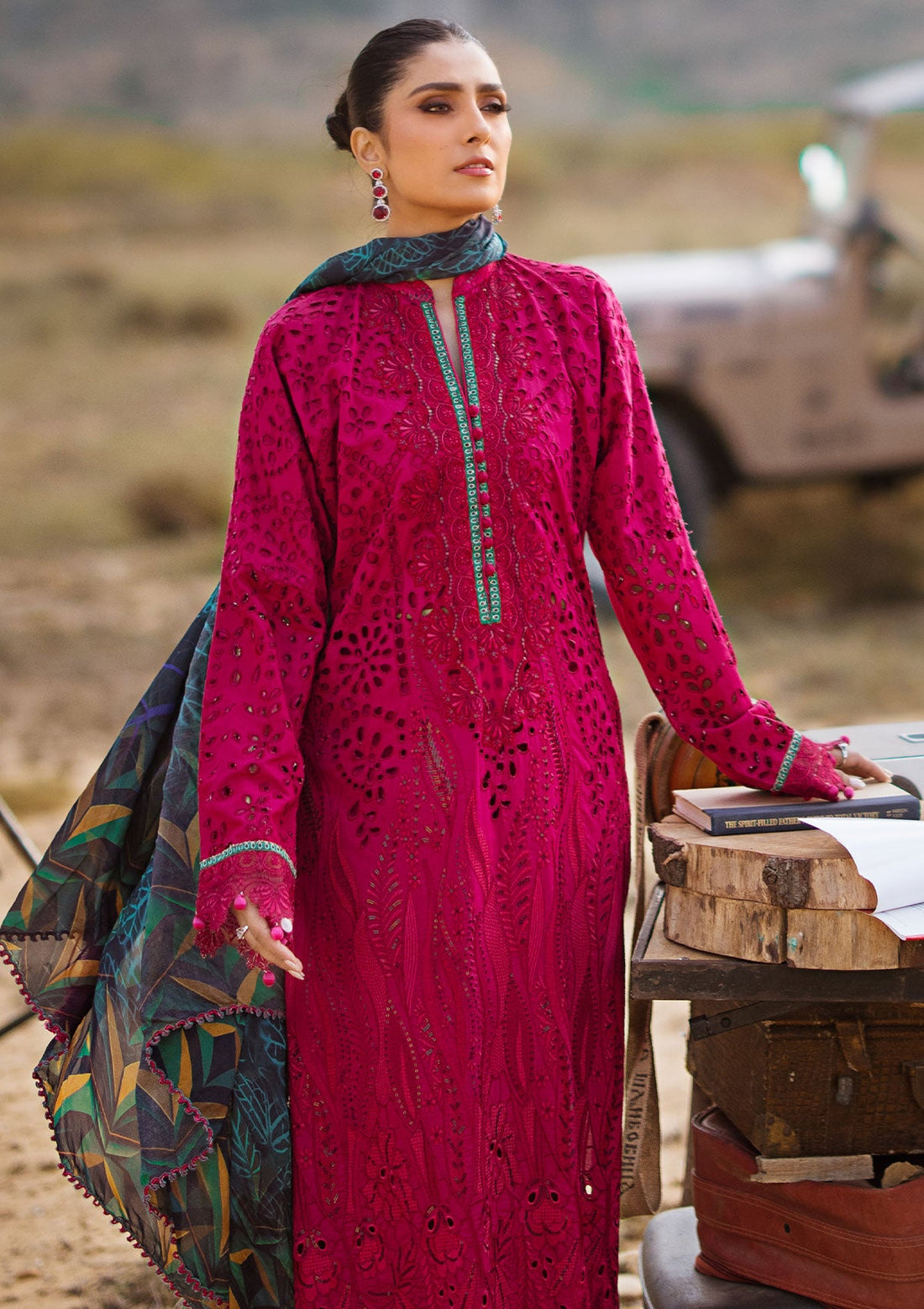 Lawn Collection - Al Zohaib - Mahiymaan - Eid Edit - ALM24#08 - Regal Raspberry