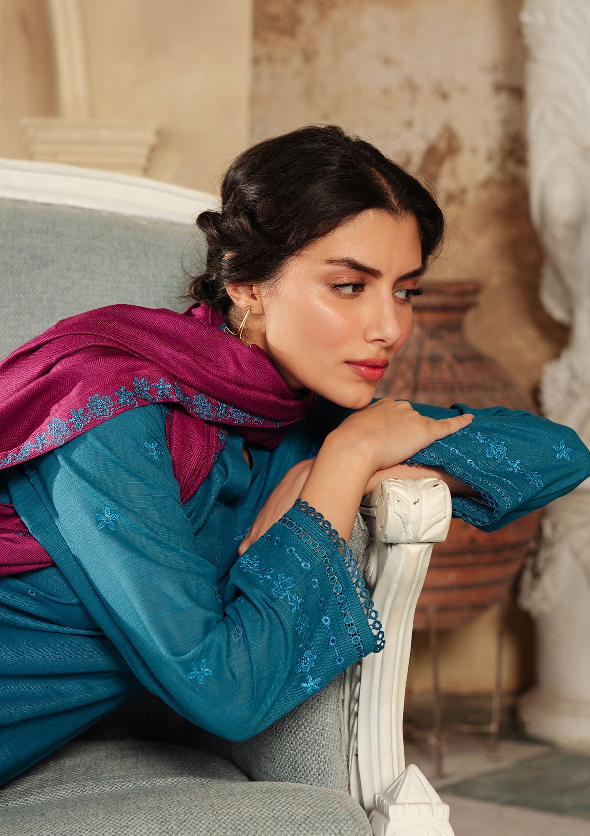 Winter Collection - Sahar - Embroidered Khaddar - D#06