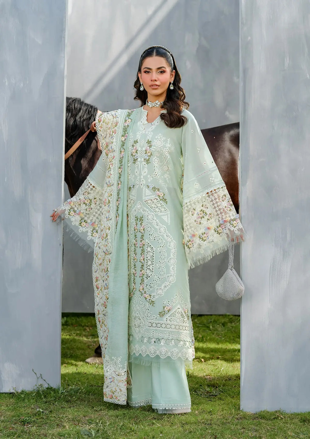 Elaf Premium | Luxury Lawn 25 | ELH-4B FROSTEL