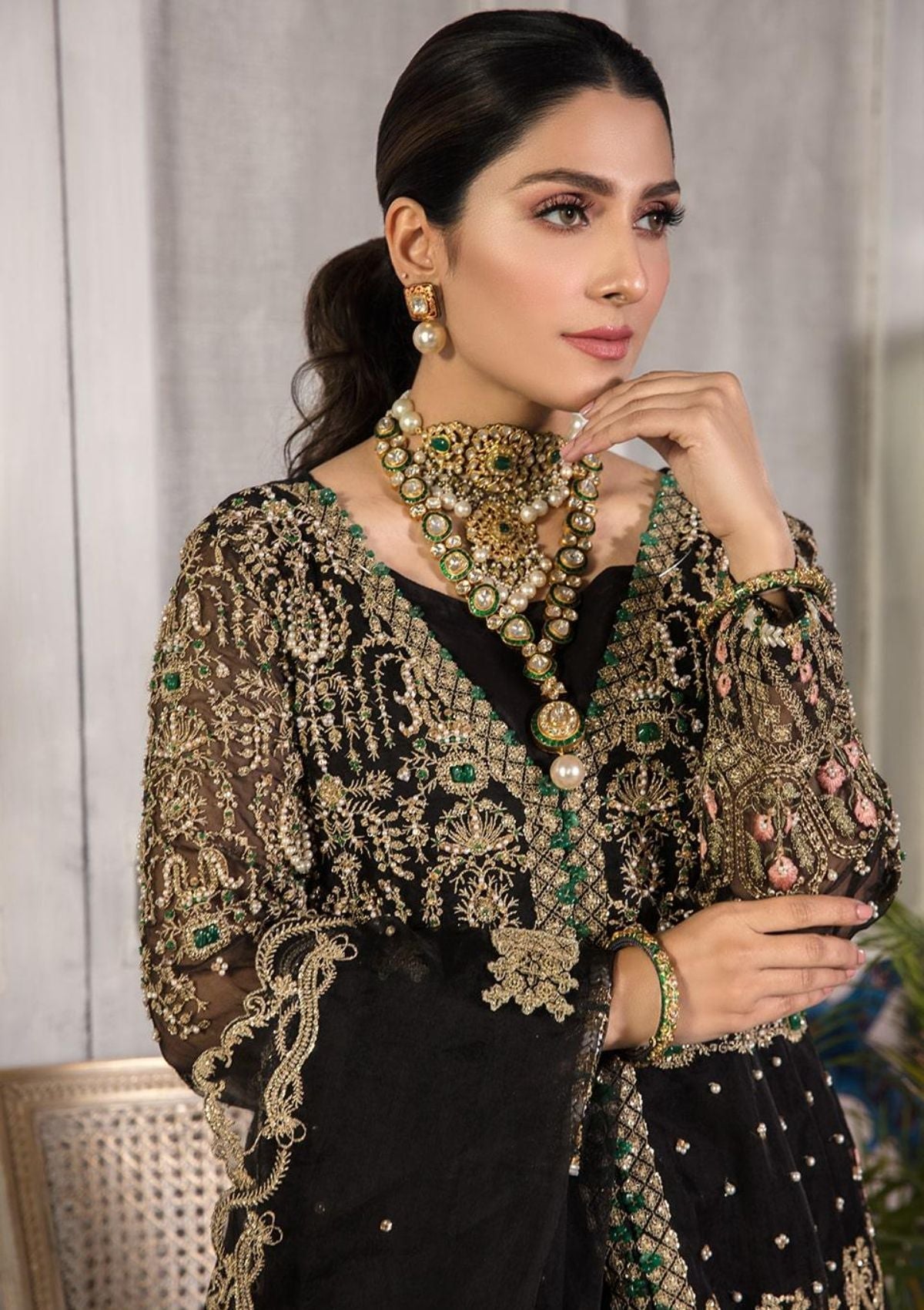 Formal Collection - Kahf - Manara Wedding - D#01 - Elaheh - Official Kahf - Agha Fabrics UK