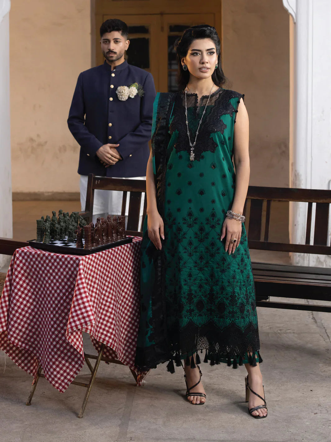 Faiza Faisal | Maya Luxury Lawn | Jaana - Official Faiza Faisal - Agha Fabrics UK