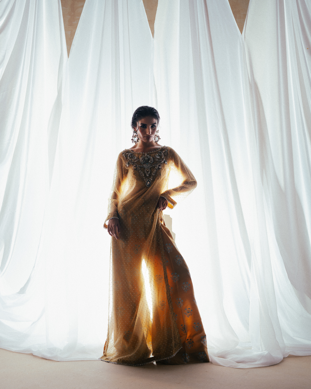 Vasal | Zyra Luxe Pret 26 | Golden Dusk