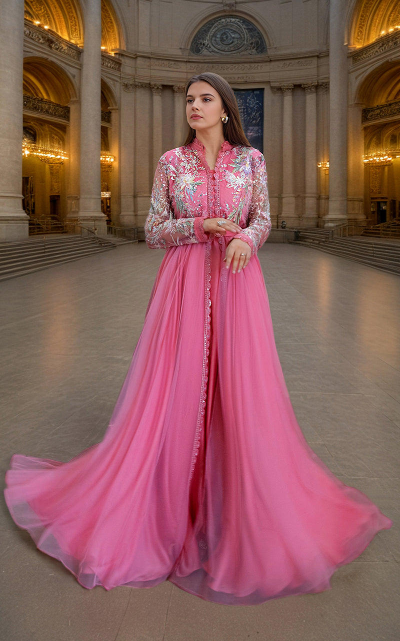 Threads and Motifs | Formal Dresses 25 | Net Embroidered Maxi