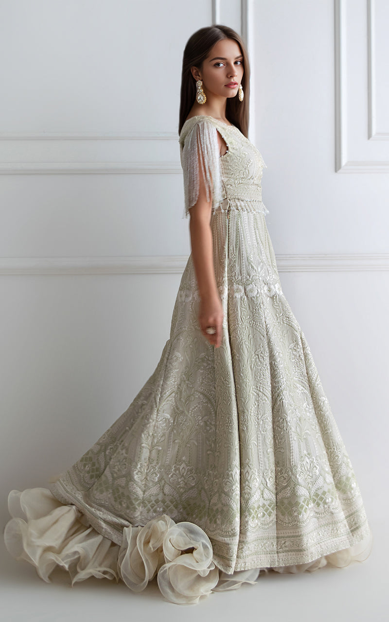 Threads and Motifs | Formal Dresses 25 | Embroidered Blouse With Lehenga