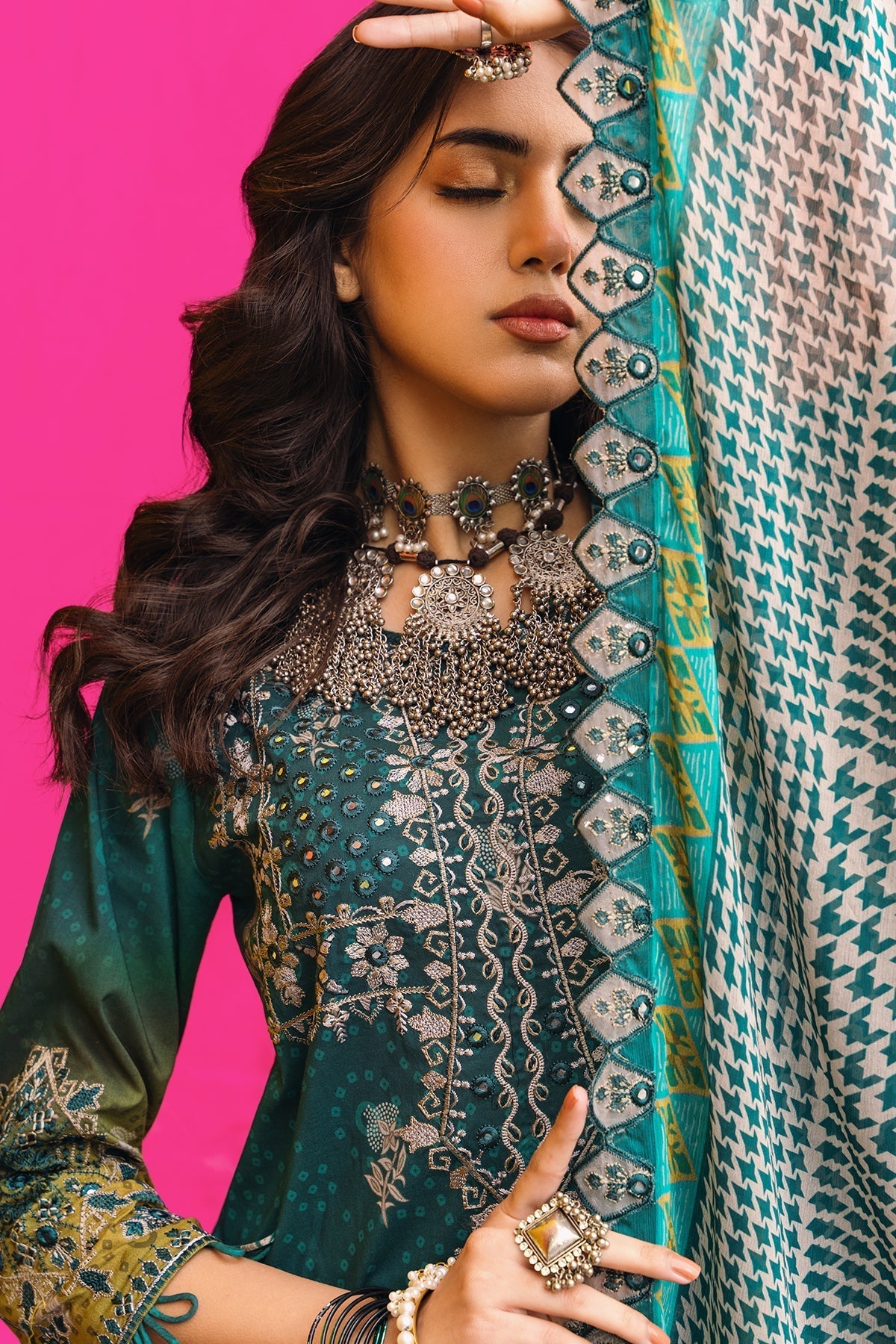 Charizma | Lawn Collection 24 | CH4-07 - Official Charizma - Agha Fabrics UK