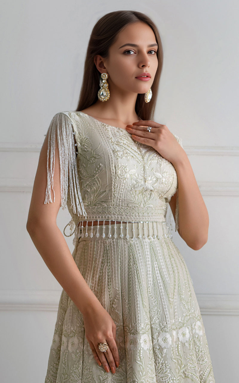 Threads and Motifs | Formal Dresses 25 | Embroidered Blouse With Lehenga