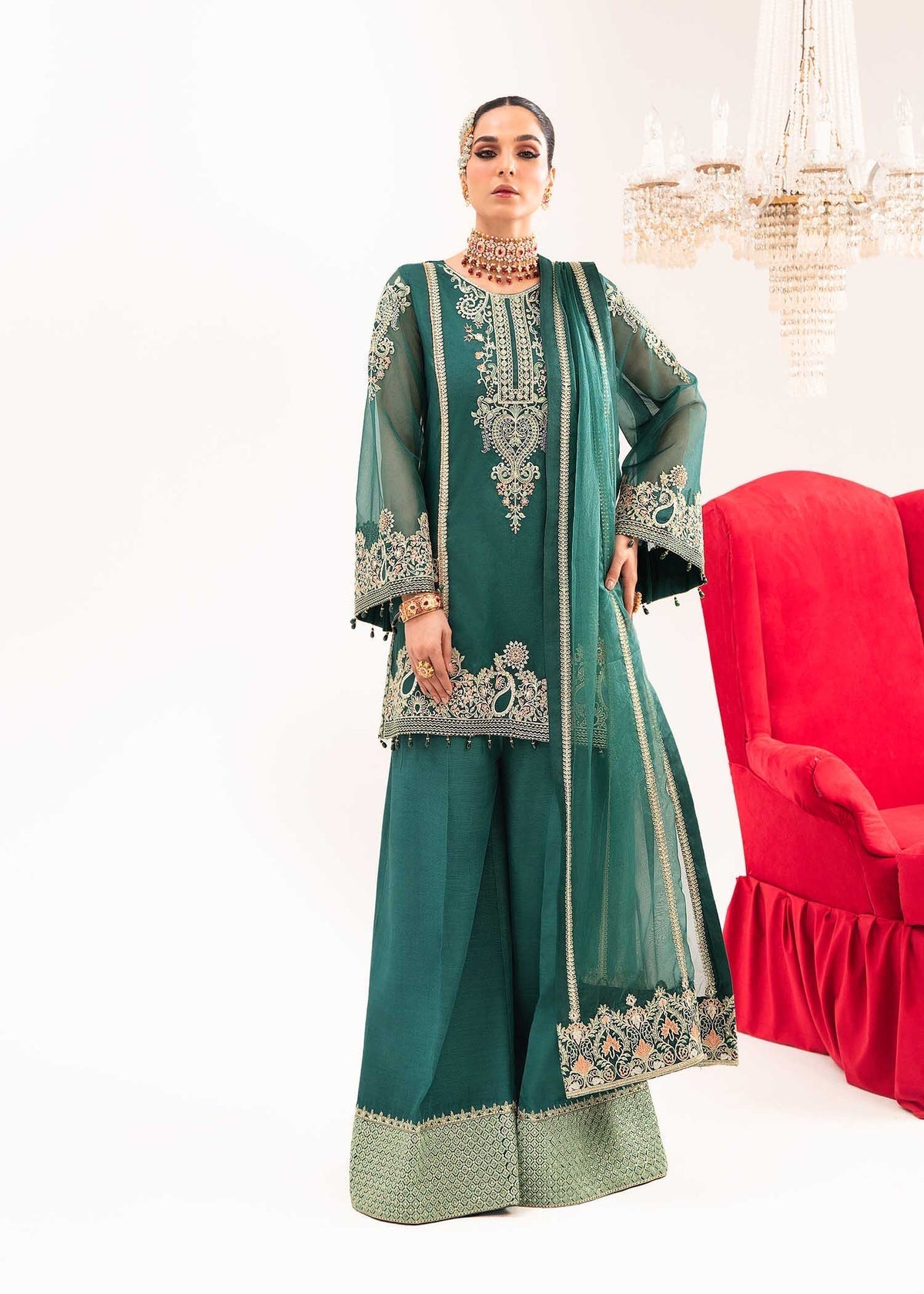 Dastoor | Sajni Luxury Eid Collection 24 | Mehrmaa - Official Dastoor - Agha Fabrics UK
