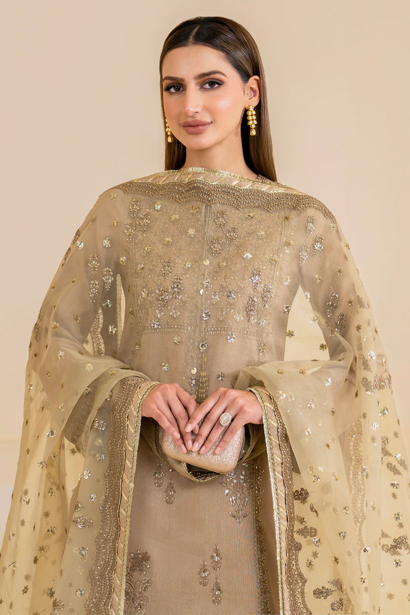 Jazmin | Formals Collection | Raw Silk UR-7024 - Official Jazmin - Agha Fabrics UK