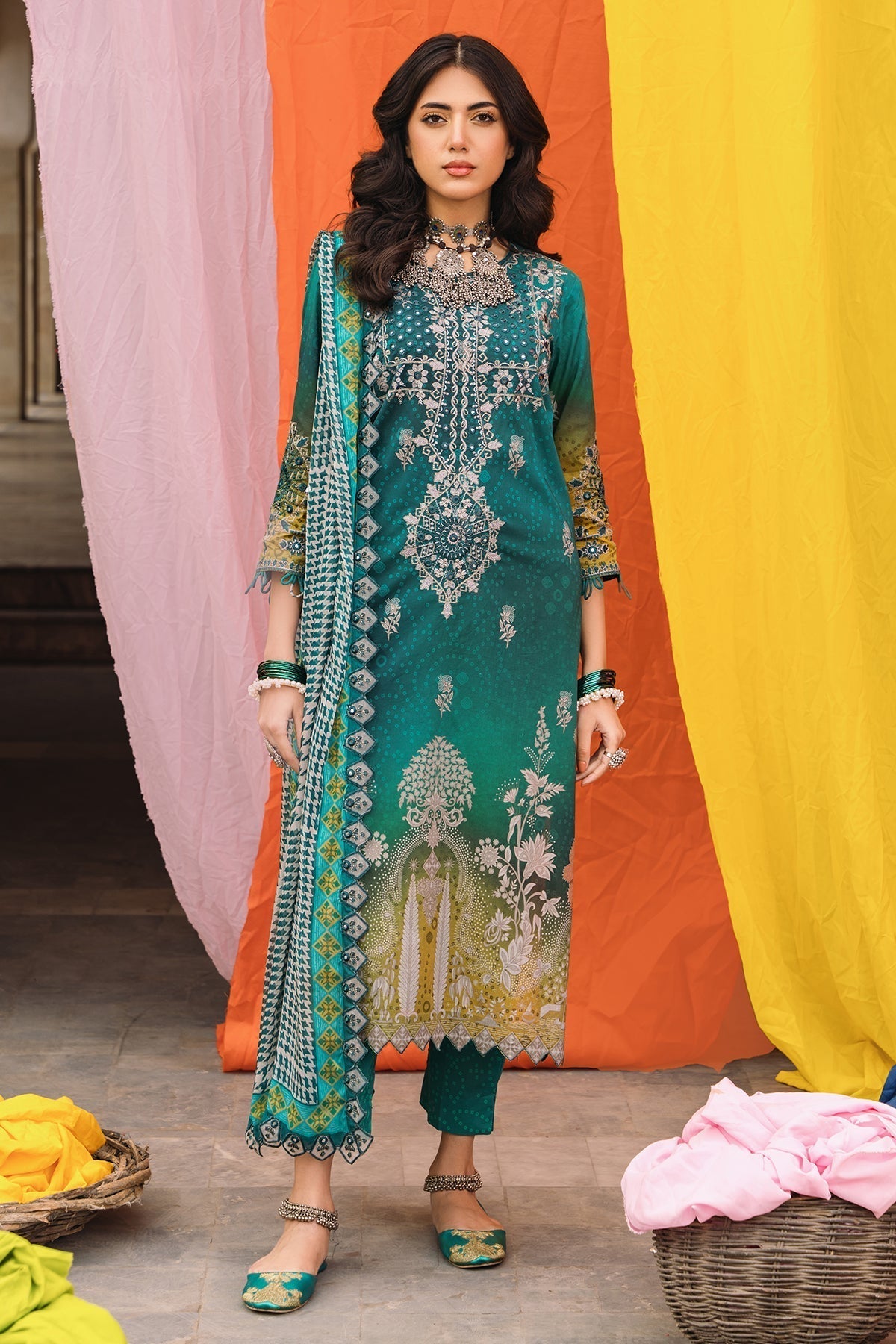 Charizma | Lawn Collection 24 | CH4-07 - Official Charizma - Agha Fabrics UK