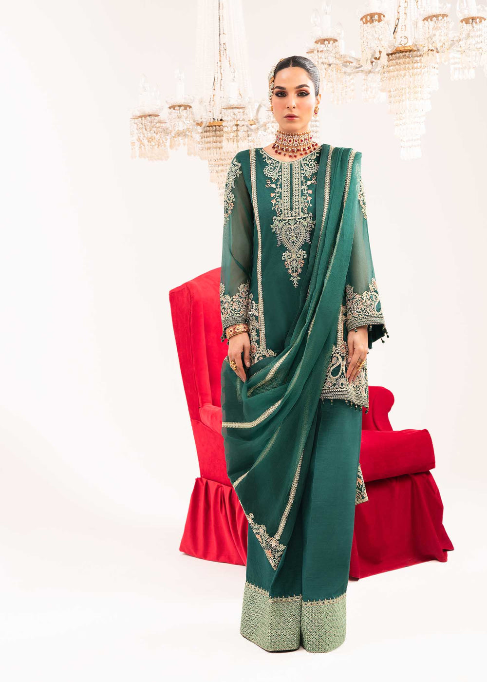 Dastoor | Sajni Luxury Eid Collection 24 | Mehrmaa - Official Dastoor - Agha Fabrics UK
