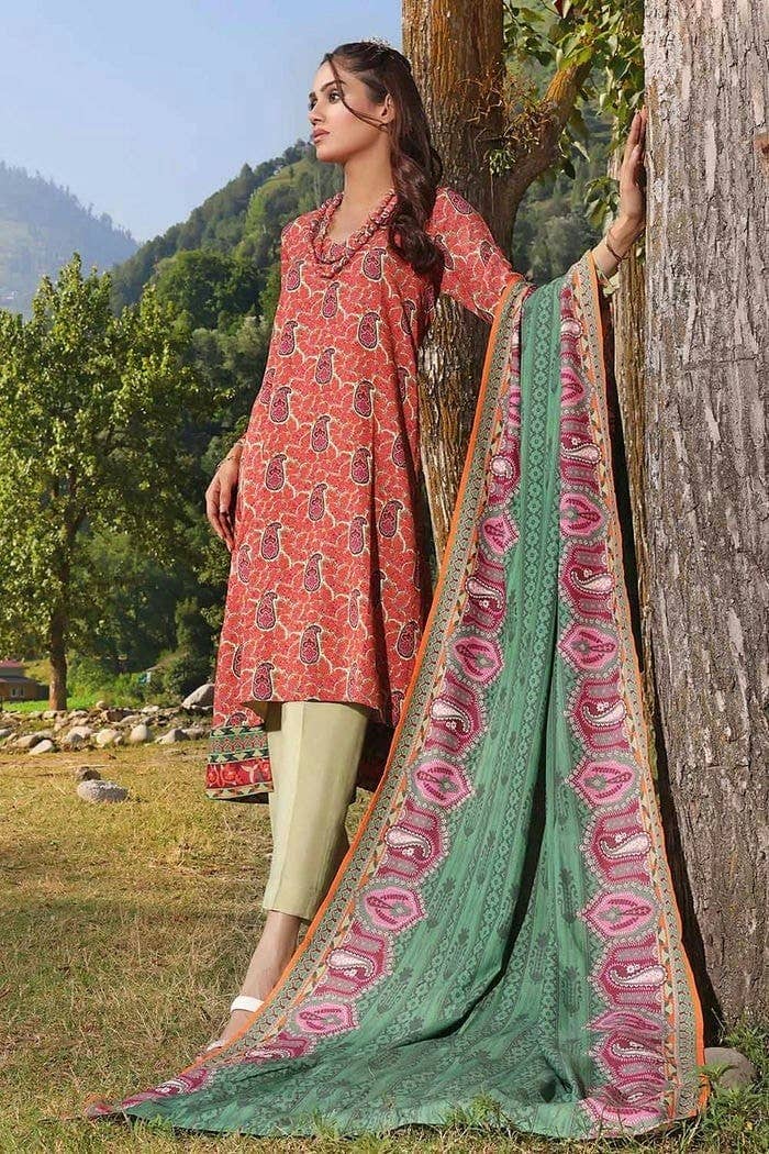 Gul Ahmed | Winter Collection 24 | Suit AY-32029 - Official Gul Ahmed - Agha Fabrics UK