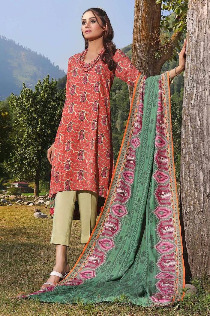 Gul Ahmed | Winter Collection 24 | Suit AY-32029 - Official Gul Ahmed - Agha Fabrics UK