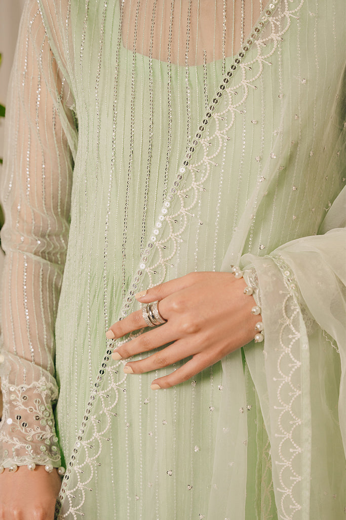 Cross Stitch | Luxury Pret | MINT BLOOM - Official Cross Stitch - Agha Fabrics UK