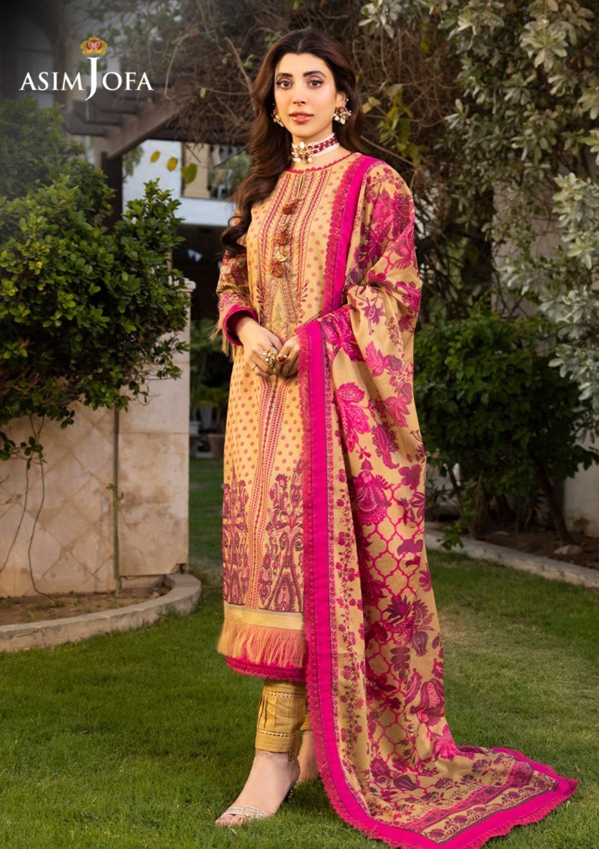 Lawn Collection - Asim Jofa - Rania - Edition Two - AJS#31 - Official Asim Jofa - Agha Fabrics UK
