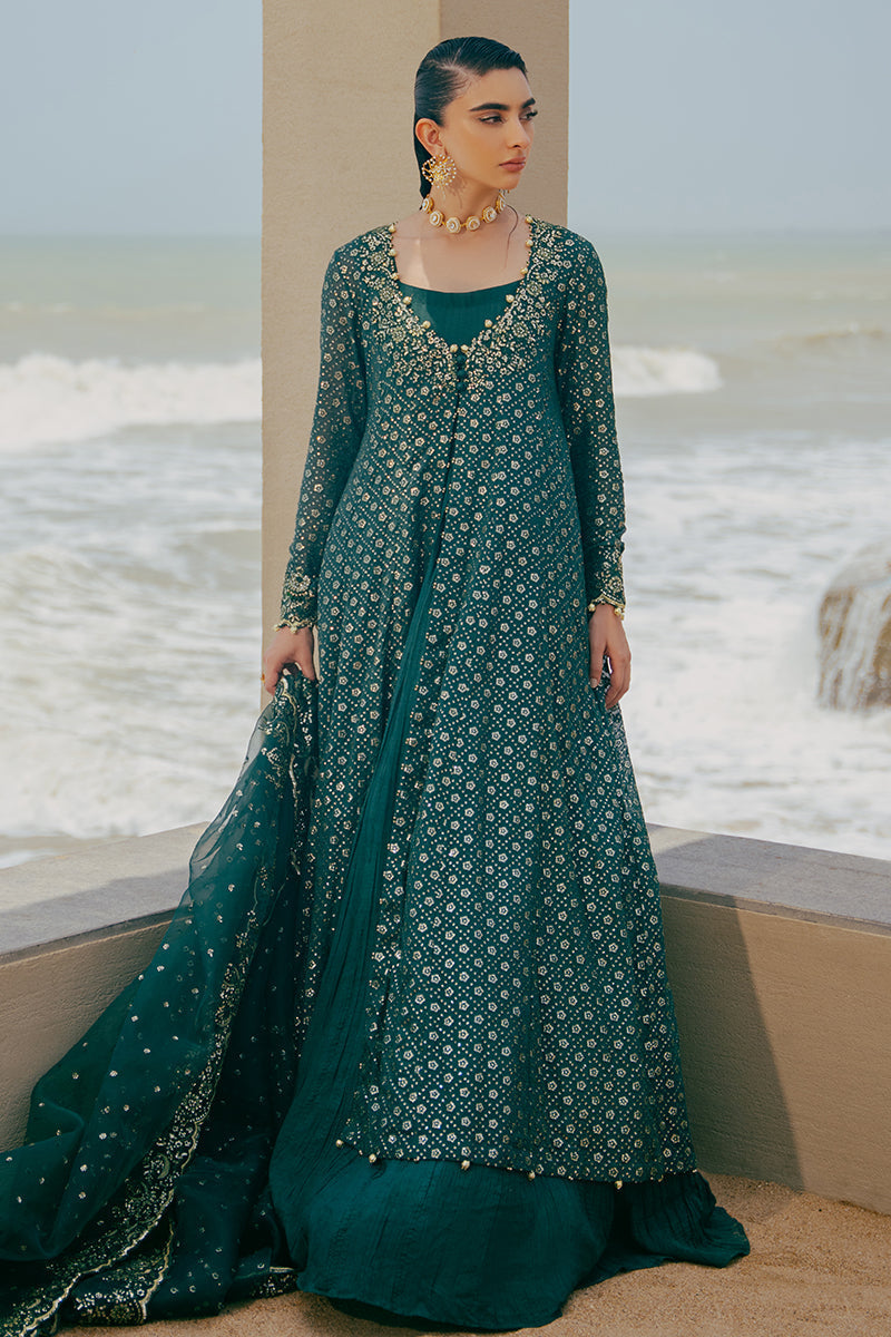 Cross Stitch | Wedding Collection 24 | GREEN SPRING - Official Cross Stitch - Agha Fabrics UK