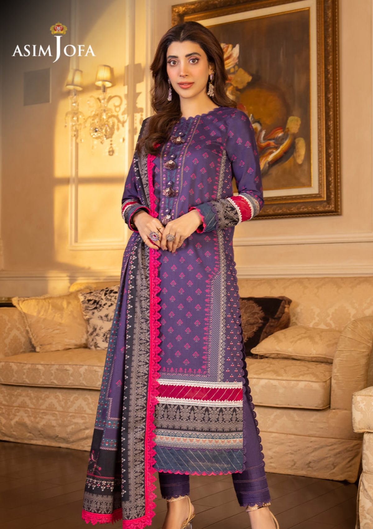 Lawn Collection - Asim Jofa - Rania - Edition Two - AJS#24 - Official Asim Jofa - Agha Fabrics UK