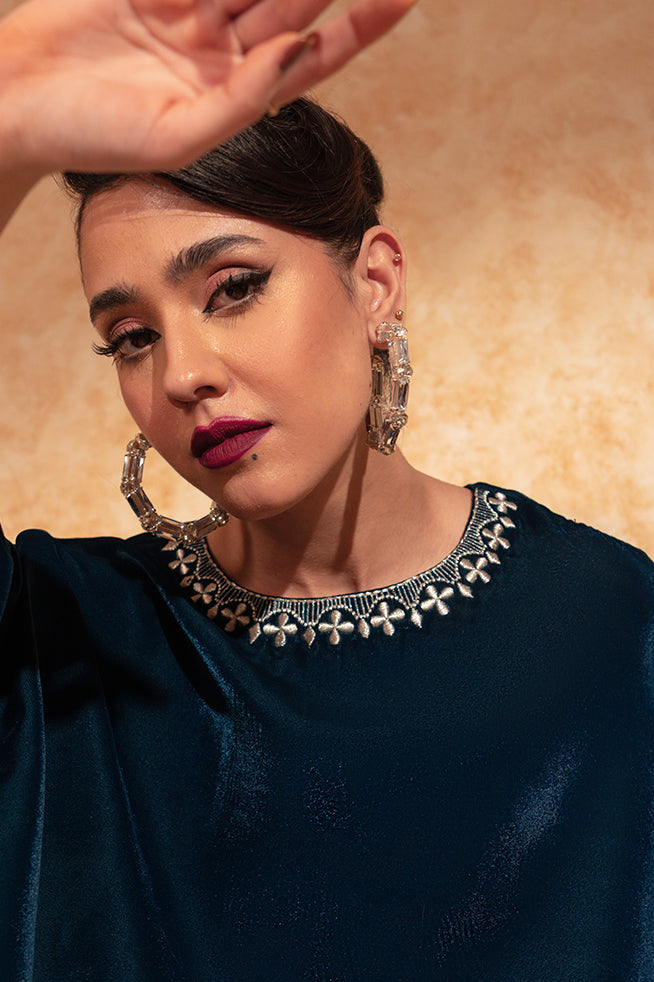 Fozia Khalid | Velvet Deck | Nina - Official Fozia Khalid - Agha Fabrics UK