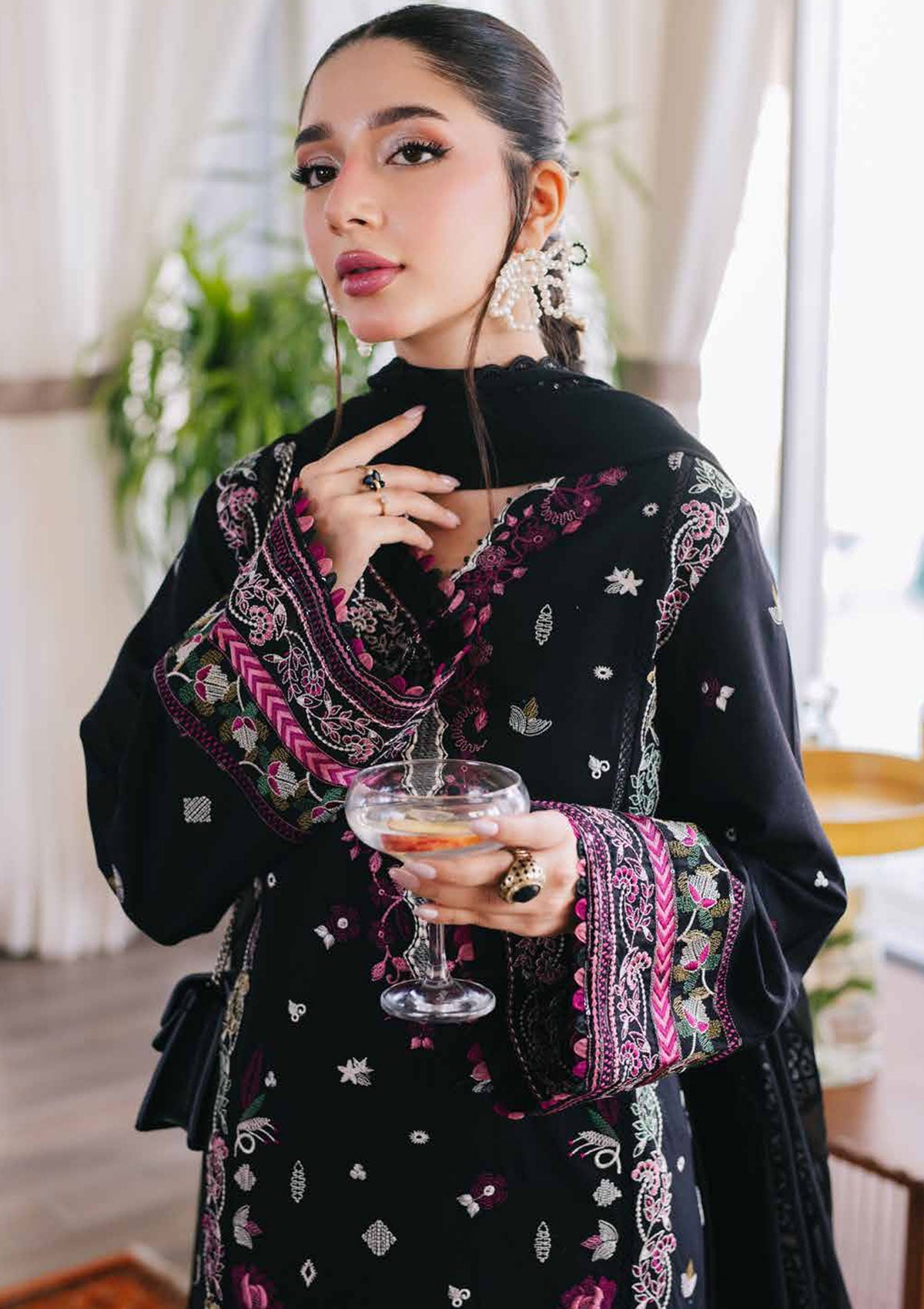 Lawn Collection - Nureh - Eid Escape - NE24#88 - Botanica - Official Nureh - Agha Fabrics UK