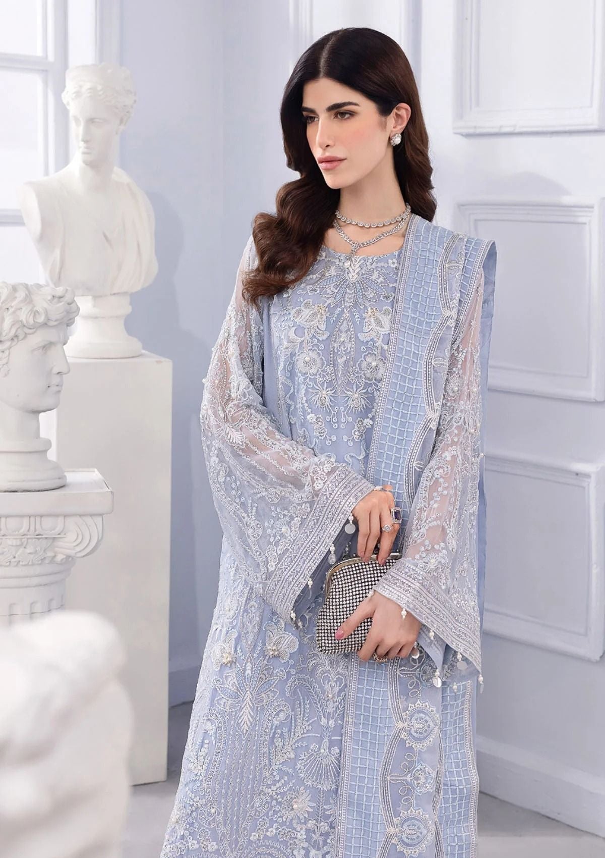 Formal Collection - Nureh - Ellenora - Luxury - Chiffon - NEL#30 - Official Nureh - Agha Fabrics UK