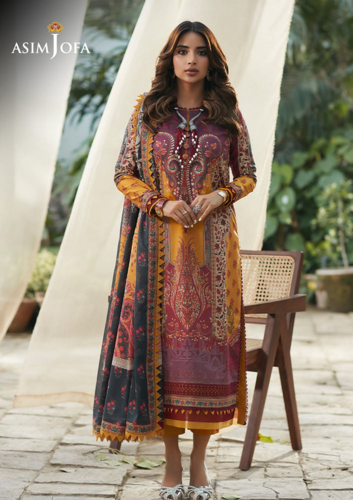 Lawn Collection - Asim Jofa - Rania - Edition Two - AJS#21 - Official Asim Jofa - Agha Fabrics UK