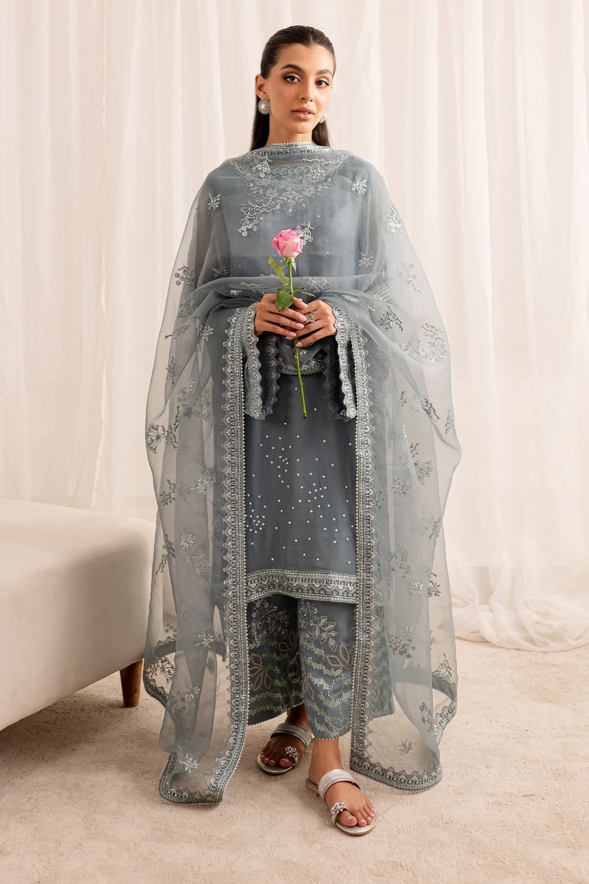 Nureh | Fancy Formals | NP-521 - Official Nureh - Agha Fabrics UK