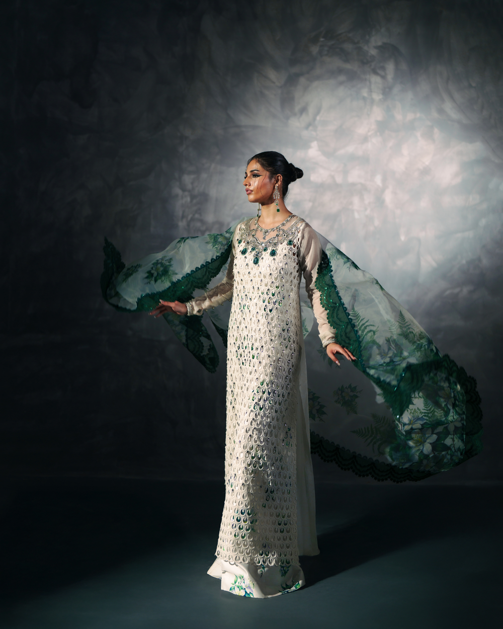 Vasal | Zyra Luxe Pret 26 | Emerald Whisper