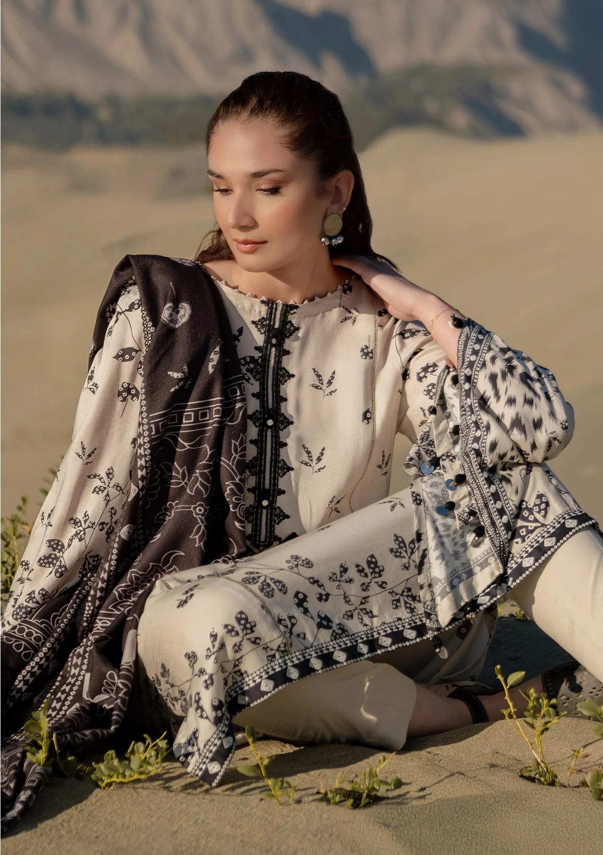 Winter Collection - M.Basics - Mirage - MBM#07A - Official M.Basics - Agha Fabrics UK