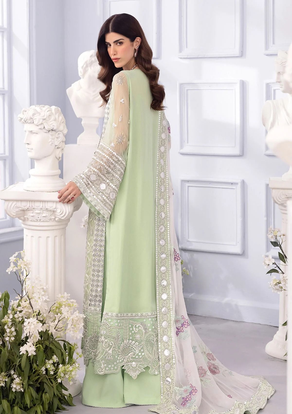 Formal Collection - Nureh - Ellenora - Luxury - Chiffon - NEL#26 - Official Nureh - Agha Fabrics UK