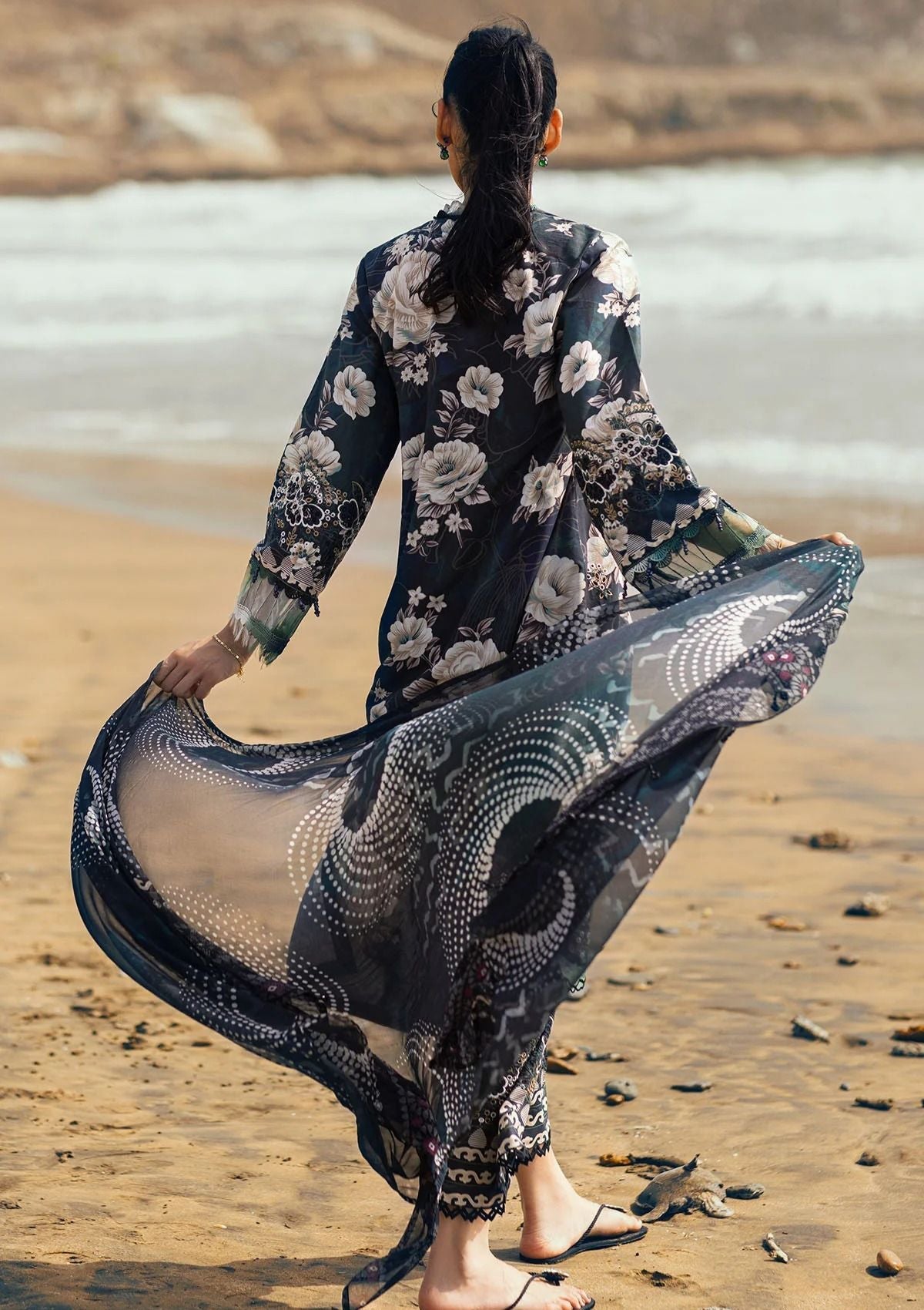 Lawn Collection - Nureh - Gardenia - Chikenkari - NG24#155 - Official Nureh - Agha Fabrics UK