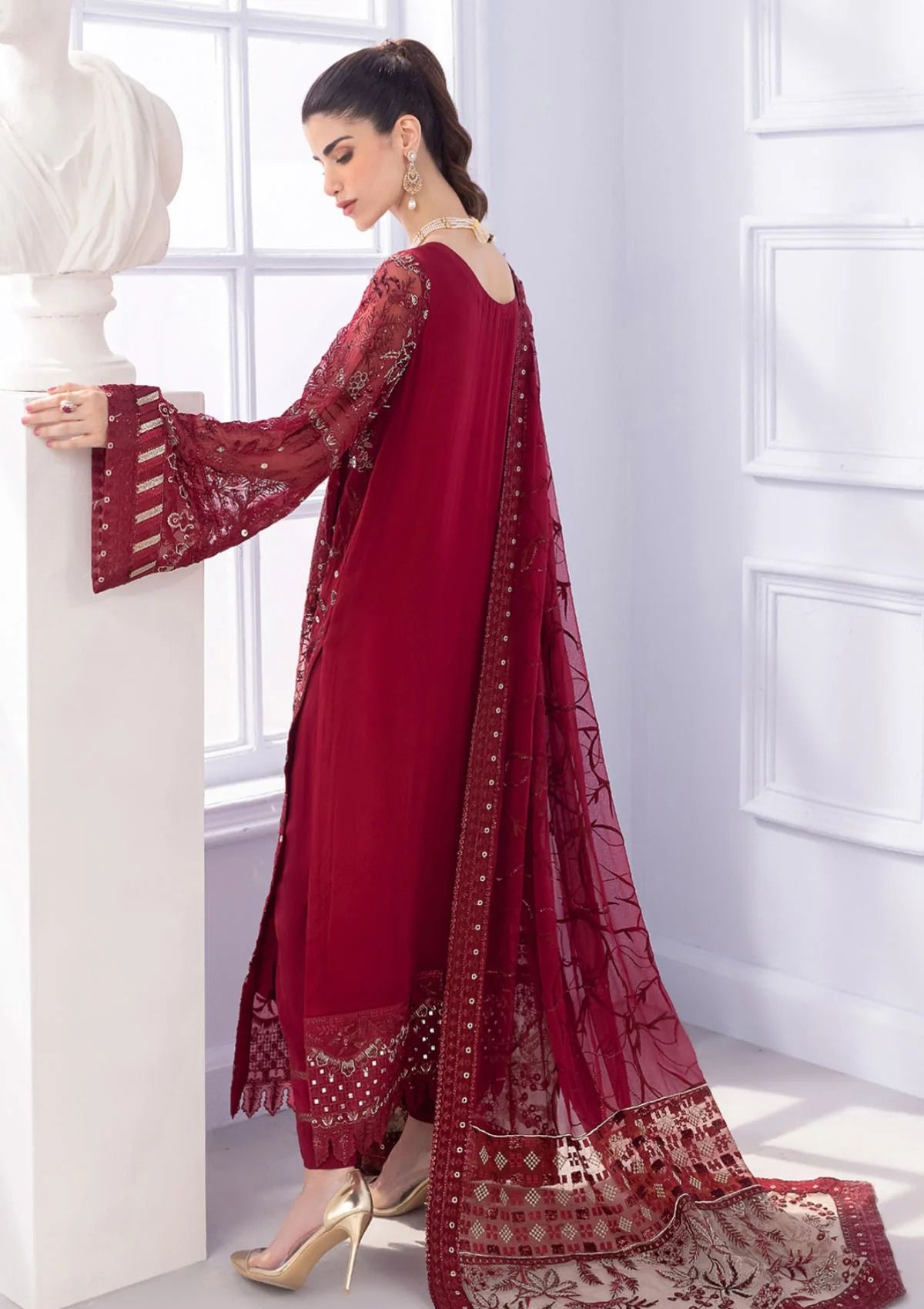 Formal Collection - Nureh - Ellenora - Luxury - Chiffon - NEL#29 - Official Nureh - Agha Fabrics UK