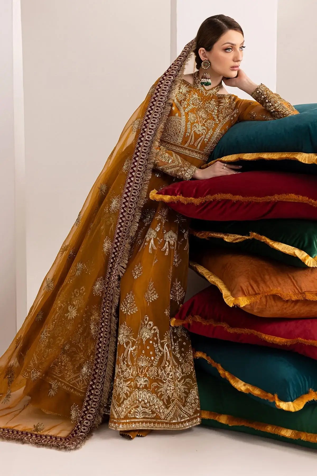 Nureh | Fancy Formals | NP-514 - Official Nureh - Agha Fabrics UK