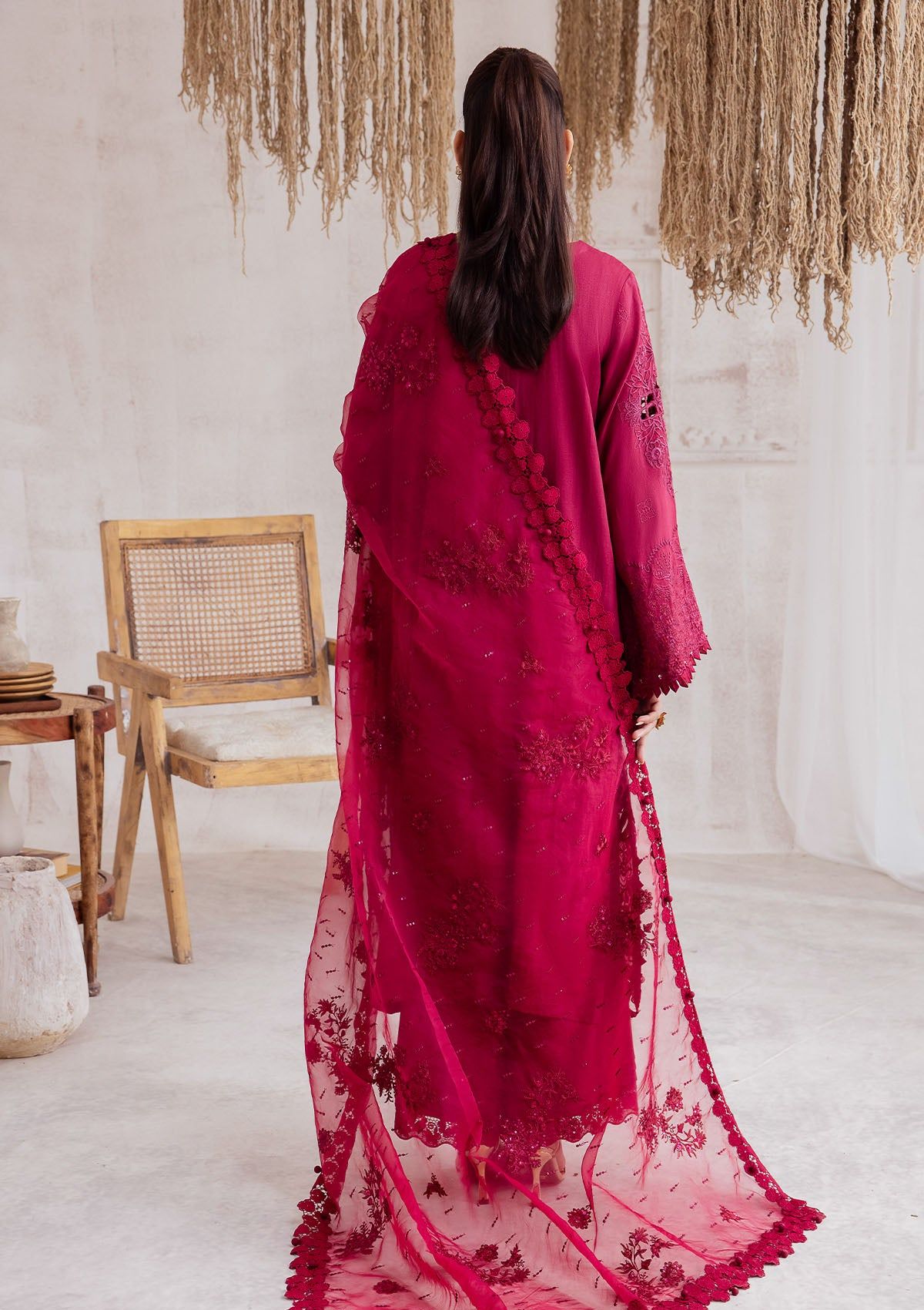 Winter Collection - Nureh - Exclusive - Karandi - NE#40 - Official Nureh - Agha Fabrics UK