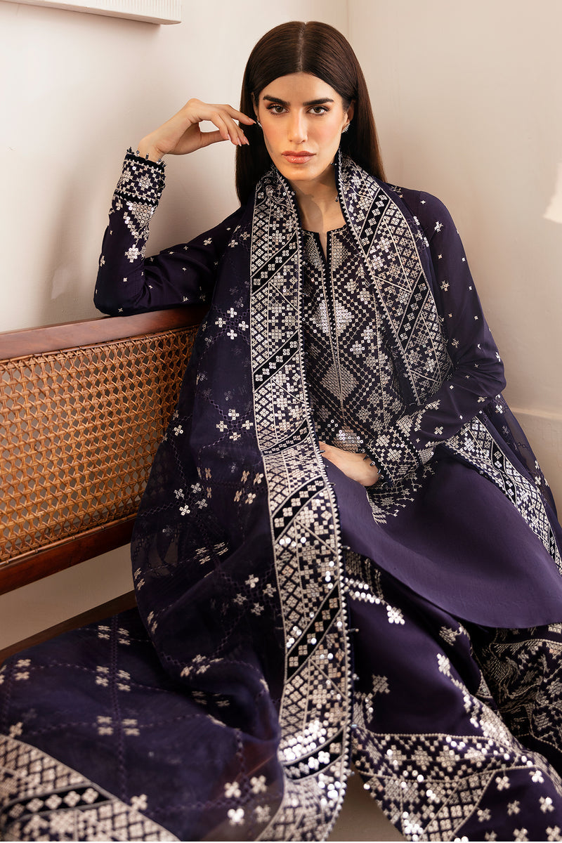 Jazmin | Formals Collection | Raw Silk UR-7030 - Official Jazmin - Agha Fabrics UK